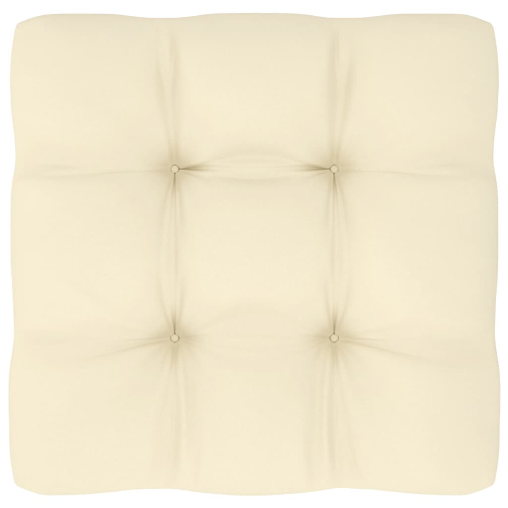 8-tlg. Garten-Lounge-Set Kissen Honigbraun Kiefer Massivholz